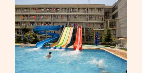 Посейдон. Море, школьники. Каникулы. Болгария.