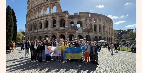 Рим. Екскурсії. Шкільна група, Канікули.